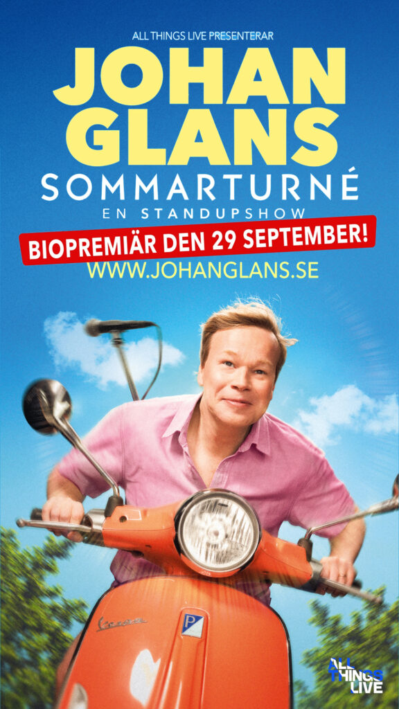 Bild på Johan Glans Sommarturne